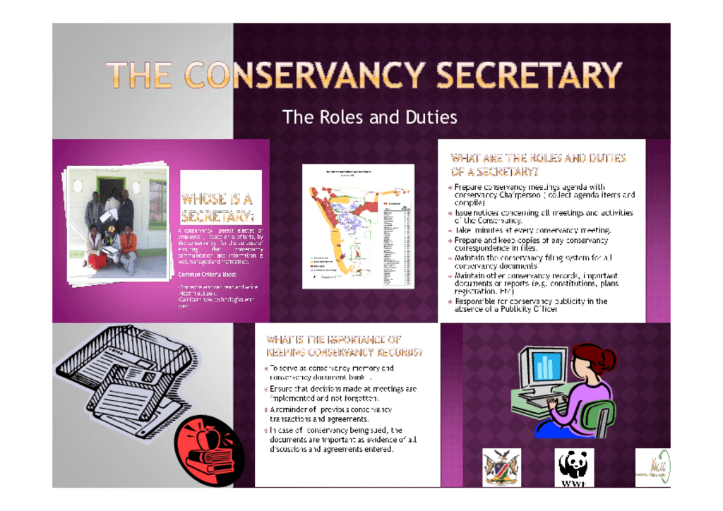 1.03 Management Committee Training - Conservancy secretary roles and duties