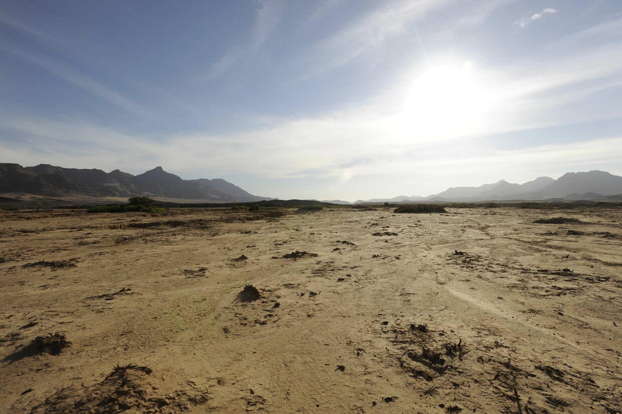 Drought and erosion in Namibia