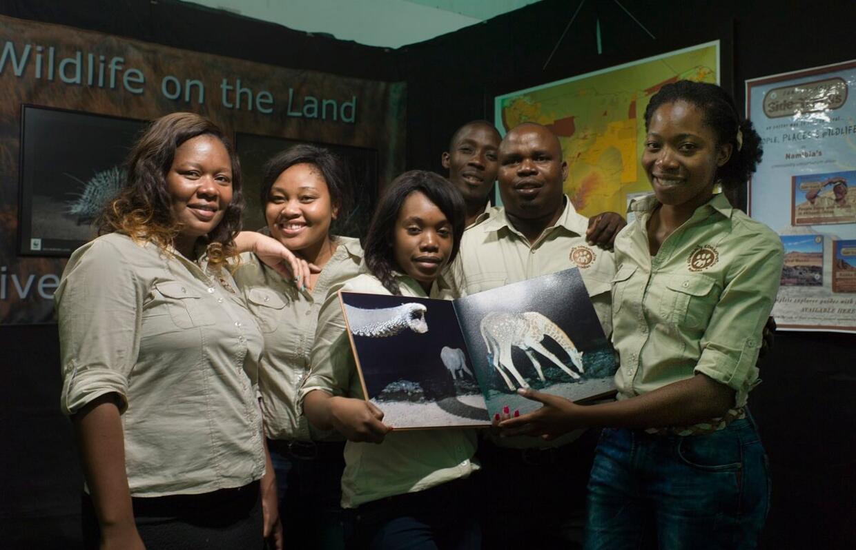 Conservancy and NACSO reps at tourism expo