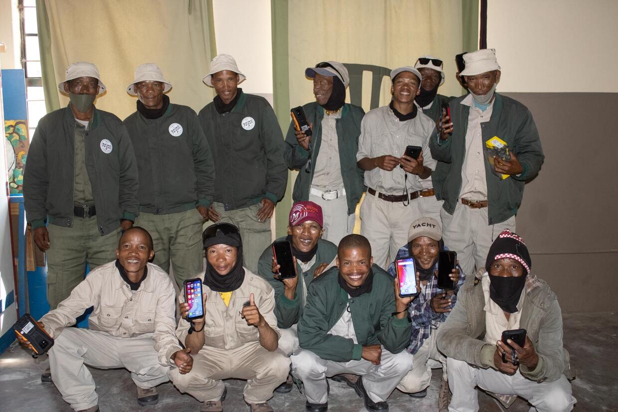 Nyae Nyae Conservancy Game guards and Management committee receive SMART training