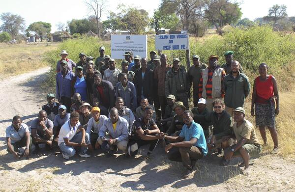 The game count team in Angola