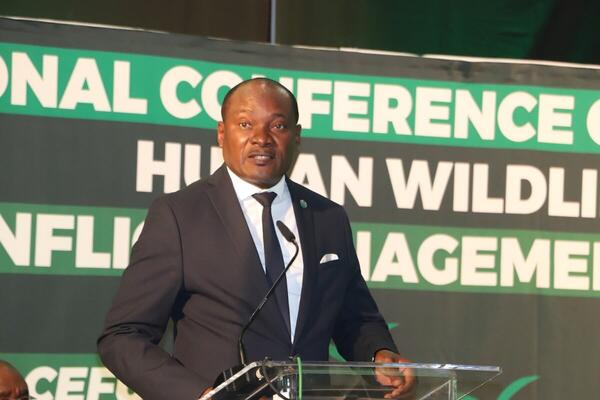 The Minister of Environment Forestry and Tourism, Hon. Pohamba Shifeta