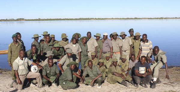 Zambian & Zimbabwean game guards in Namibia