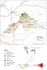 Otjituuo Conservancy Profile Map 2019